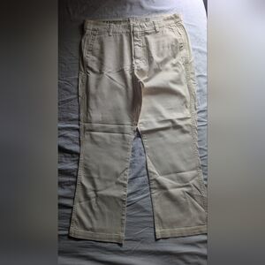 JCrew White Sammie Cropped Chino